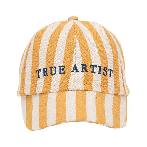 True Artist Nº01 Naples Hætte Yellow Stripes 54 cm  Gul  54 cm  Unisex