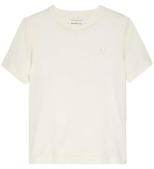 Calvin Klein T-shirt - Mono Mini Badge - Tofu White