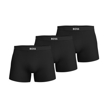 BOSS 3P ONE Boxer Brief Sort bomuld Medium Herre