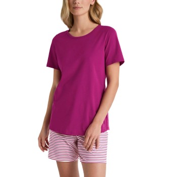 Calida Marine Dreams Short Pyjamas Rosa Mønster  bomuld Small Dame