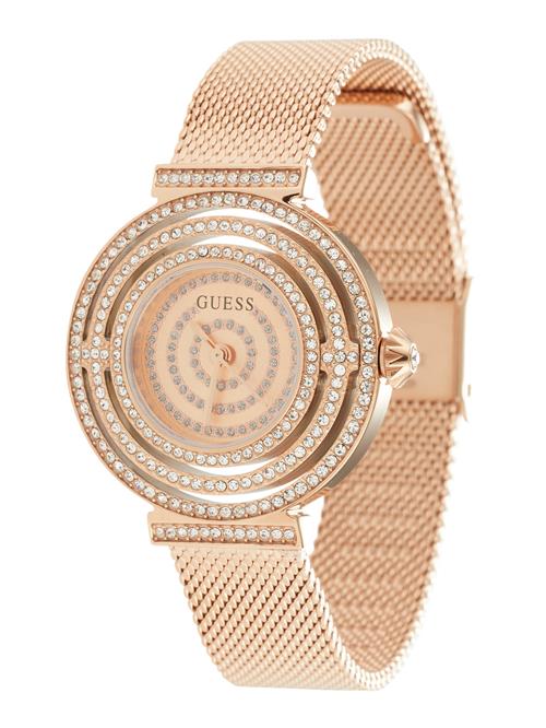 GUESS Analogt ur  rosa guld / transparent