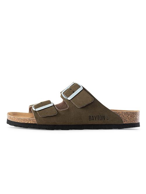 Bayton Pantoletter 'Atlas'  khaki / sort