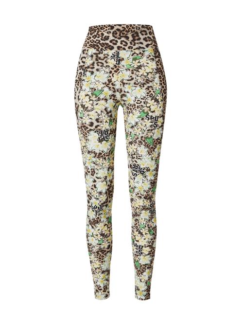 Marc Cain Leggings  brokade / lime / sort / hvid