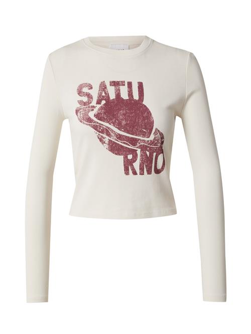 TOPSHOP Shirts 'Saturno'  creme / bordeaux