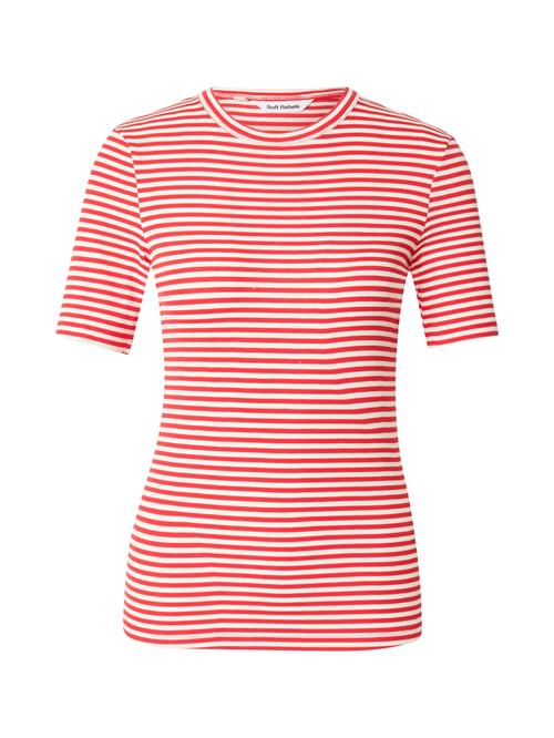 Soft Rebels Shirts 'Fenja'  creme / rød