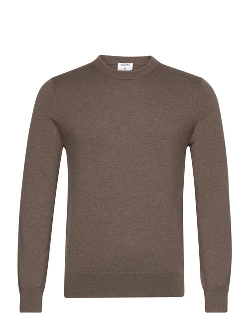 Cotton Merino Sweater Filippa K Brown