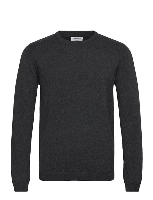 100 Recycle Knit Round Neck Lindbergh Grey