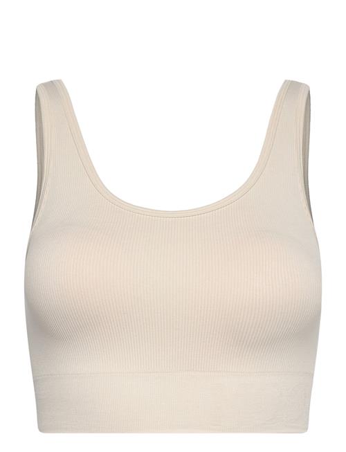 Soft Rib Seamless Crop Top Moonchild Yoga Wear Beige