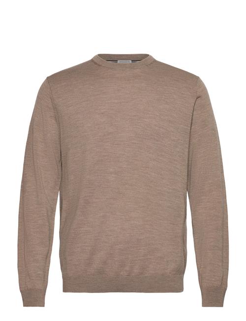 100  Merino Crew Neck Knit Lindbergh Black Brown