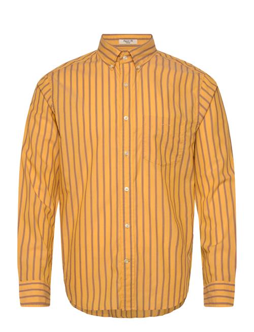 Reg Poplin Stripe GANT Yellow