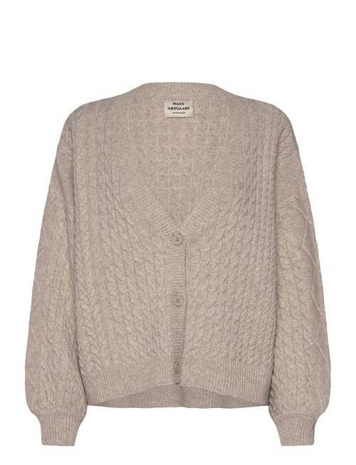 Recycled Wool Mix Ricky Cardigan Mads Nørgaard Beige