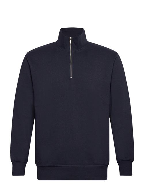 Recycled Half Zip Sweat Lindbergh Navy