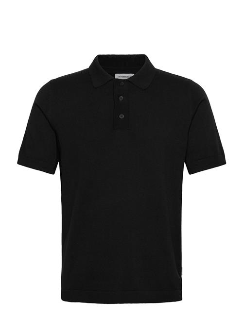 Knittet S/S Polo Lindbergh Black