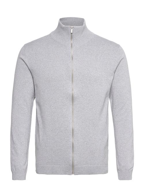 100 Recycle Knit Full Zip Lindbergh Grey