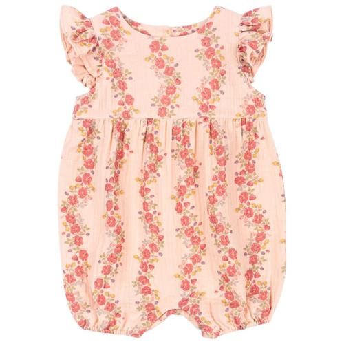 Konges Sløjd GOTS Coco Frill Romper Floria Pink | Lyserød | 6 months