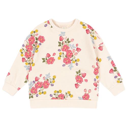 Konges Sløjd GOTS Loupy Lou Sweatshirt Fleuri 7-8 Y  Creme  7-8 år  kvinde