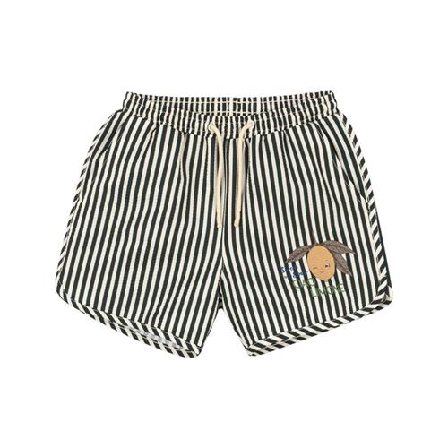 Konges Sløjd GOTS Asnou Badeshorts Scarab 12 months  Sort  12 måneder  mand