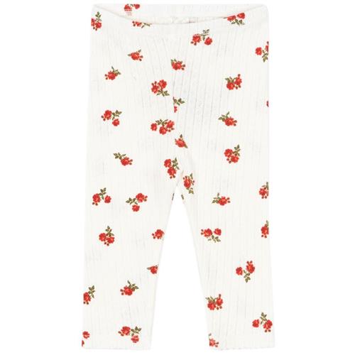 Konges Sløjd GOTS Minnie Leggings Rose Red | Hvid | 12 months