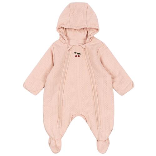 Konges Sløjd Minna Polstret Onesie Cameo Rose 3 months  Lyserød  3 måneder  kvinde