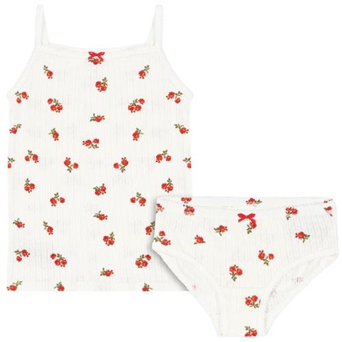 Konges Sløjd GOTS Minnie Underwear Gots Rose Red Undertøjssæt Rose Red 4 Y  Hvid  4 år  kvinde