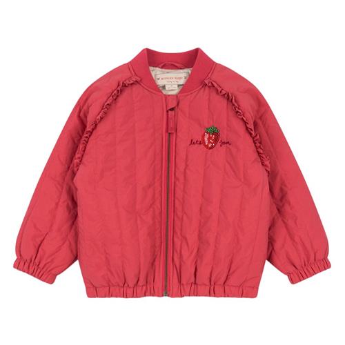 Konges Sløjd Juno Sparkle Bomberjakke Raspberry Wine 12 months  Rød  12 måneder  kvinde