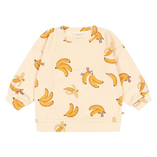 Konges Sløjd GOTS Itty Sweatshirt Go Bananas 2 Y  Creme  2 år  Unisex
