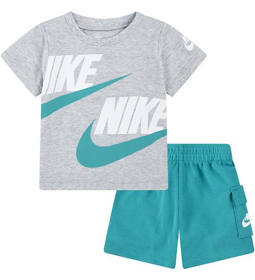 Nike Shortssæt - T-shirt/Shorts - Dusty Cactus