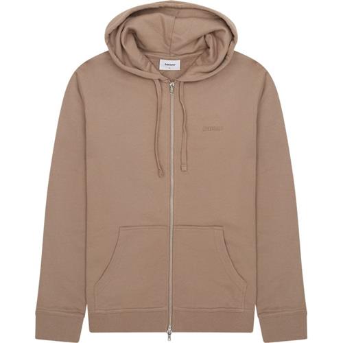 Bareen Classic Zip Hoodie Mocha