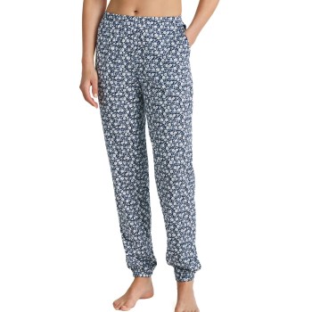 Calida Favourites Sleep Pants Marineblå bomuld Small Dame