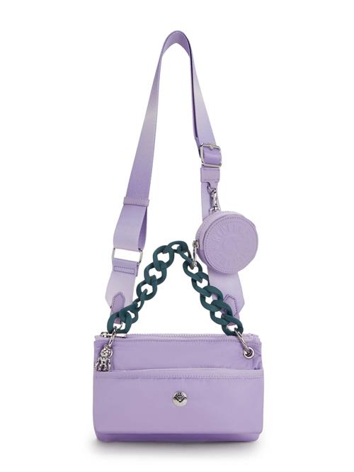 KIPLING Skuldertaske 'Kimmie'  smaragd / lyselilla