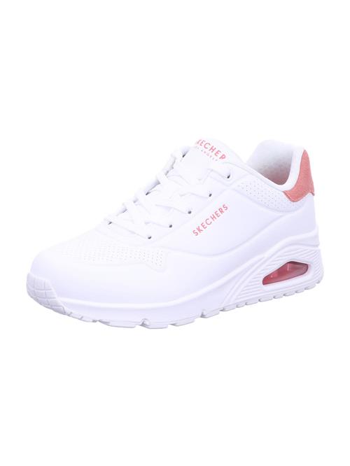 SKECHERS Sneaker low 'Uno'  koral / hvid