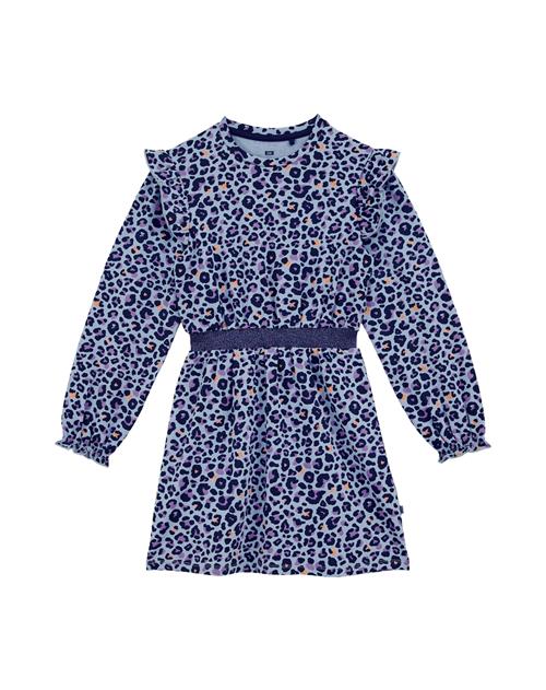 WE Fashion Kjole  navy / lyseblå / lilla / blandingsfarvet