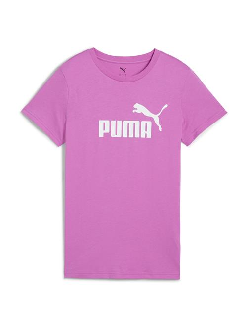 PUMA Funktionsbluse 'ESS No. 1'  neonlilla / hvid