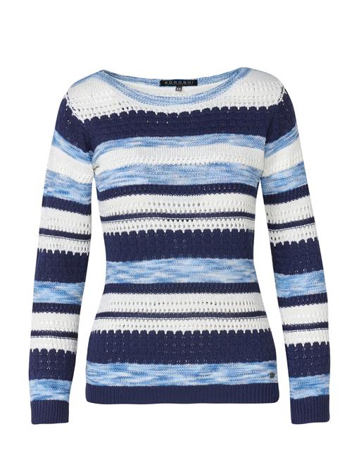 Se KOROSHI Pullover  navy / lyseblå / hvid ved About You