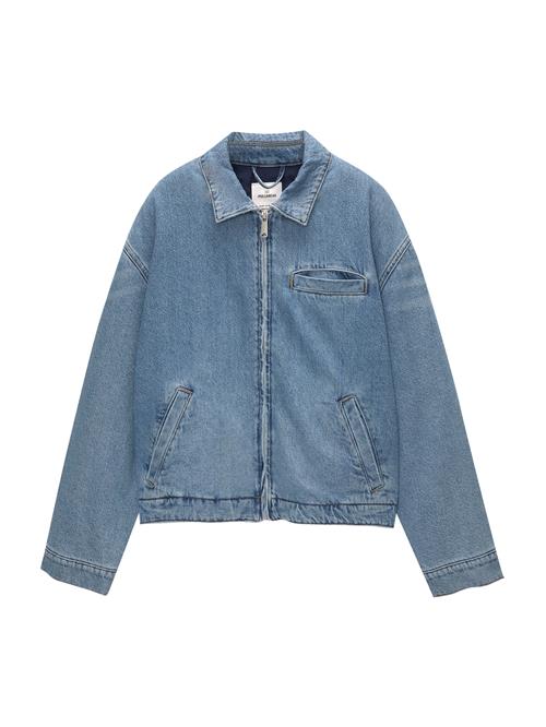 Pull&Bear Overgangsjakke  blue denim