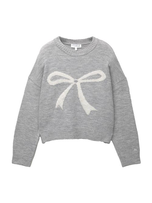 Se Pull&Bear Pullover  grå-meleret / hvid ved About You