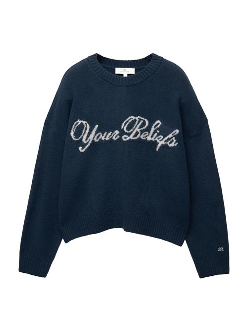 Pull&Bear Pullover 'PACIFIC'  natblå / offwhite