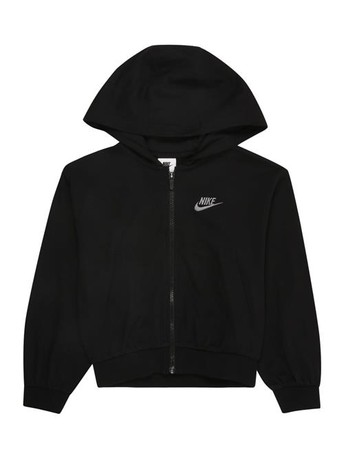 Se Nike Sportswear Sweatjakke  grå / sort ved About You