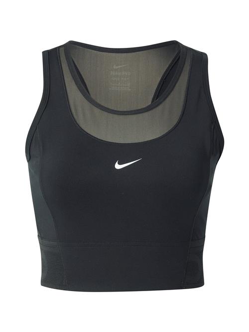 NIKE Sportsoverdel  sort / hvid