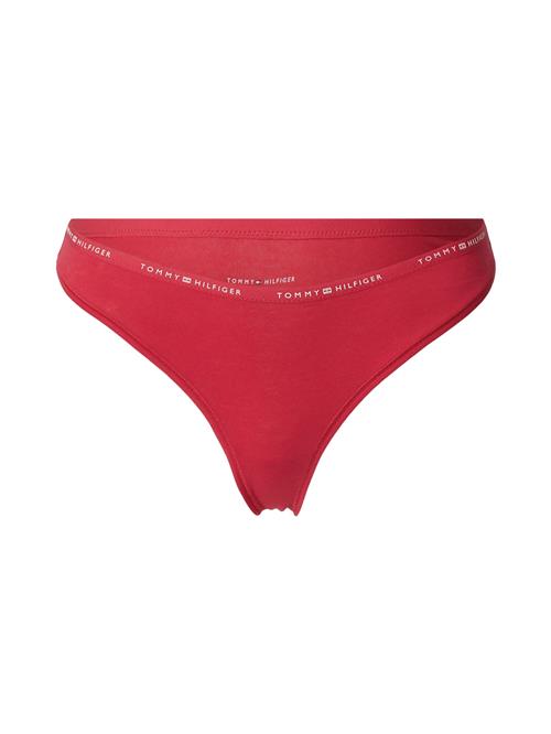 Tommy Hilfiger Underwear String  cranberry / hvid