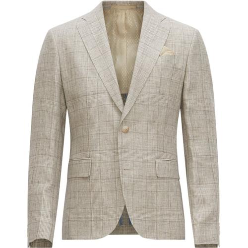 Sand - 6809 B CHECK SHERMAN NAPOLI 1/2 Blazer