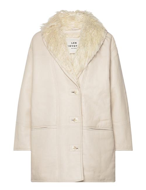 Reversible Leather Coat Les Coyotes De Paris Cream