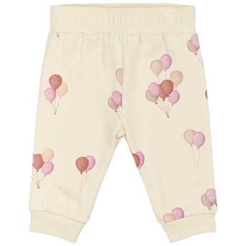 The New Siblings GOTS Nola Joggingbukser White Swan 68 cm  Creme  68 cm  kvinde