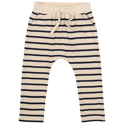 The New Siblings GOTS Nat Uni Bukser Mood Indigo Striped | Marine blå | 80 cm