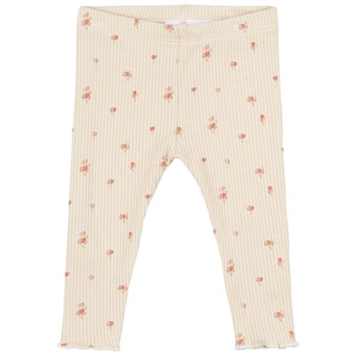 The New Siblings GOTS Noella Rib-leggings White Swan |  | 62 cm