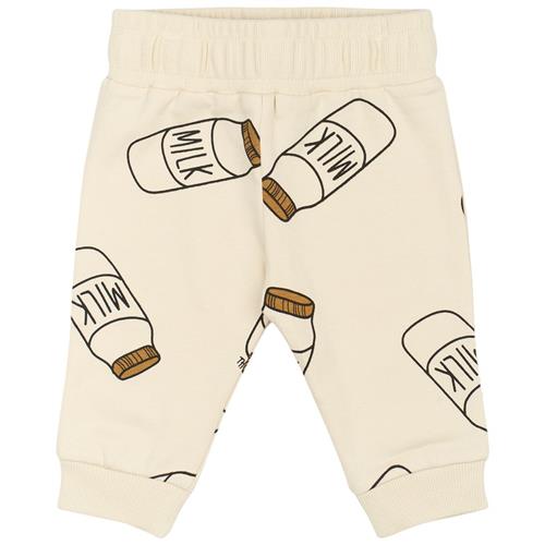 The New Siblings GOTS Nilos Joggingbukser White Swan 86 cm  Creme  86 cm  mand