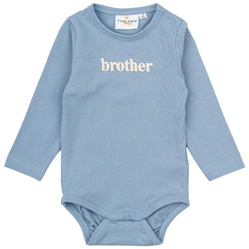 The New Siblings GOTS Nolan Body Ashley Blue 62 cm  Blå  62 cm  mand