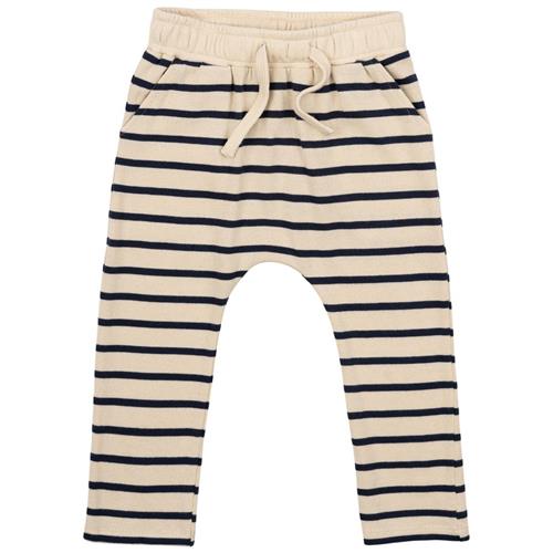 The New Siblings GOTS Nat Uni Bukser Mood Indigo Striped 86 cm  Marineblå  86 cm  Unisex