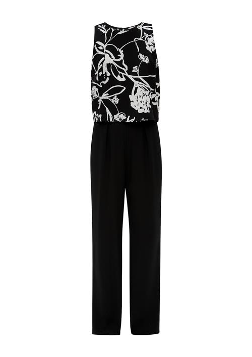 s.Oliver BLACK LABEL Jumpsuit  sort / hvid