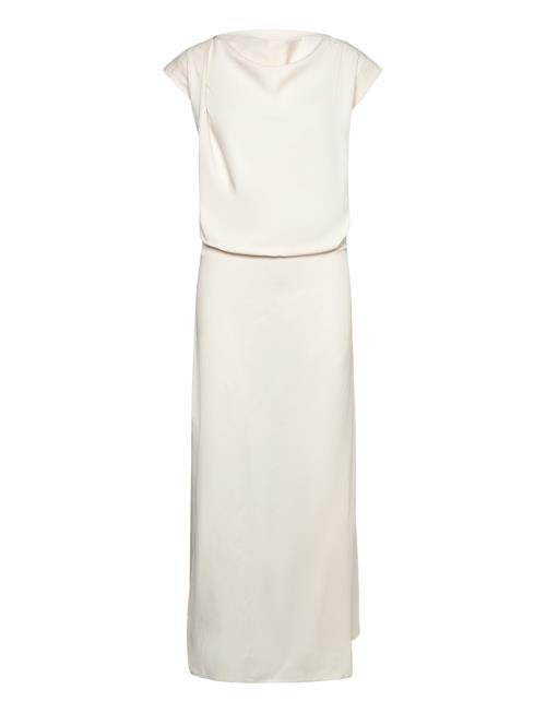 Rabens Saloner Aviator Draped Dress - Orana Rabens Sal R Cream